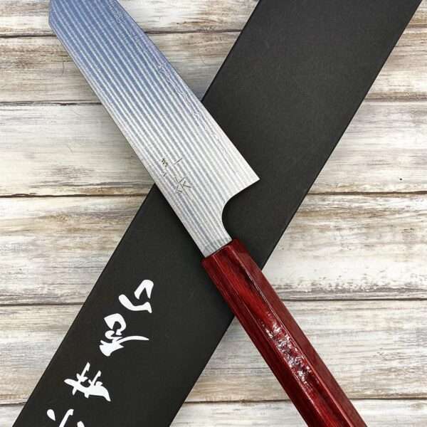 couteau nippon kei kobayashi bunka spg2 laque 17 cm