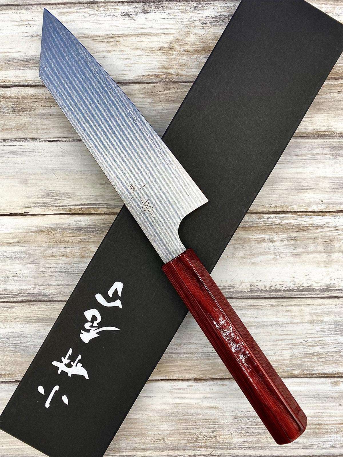 couteau nippon kei kobayashi bunka spg2 laque 17 cm