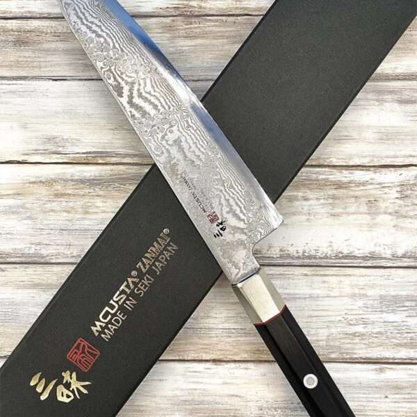 couteau Japonais mcusta gyuto vg10 damas 21 cm