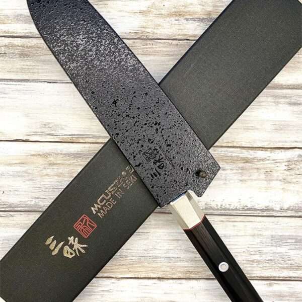 couteau Japonais mcusta santoku vg10 damas 18 cm