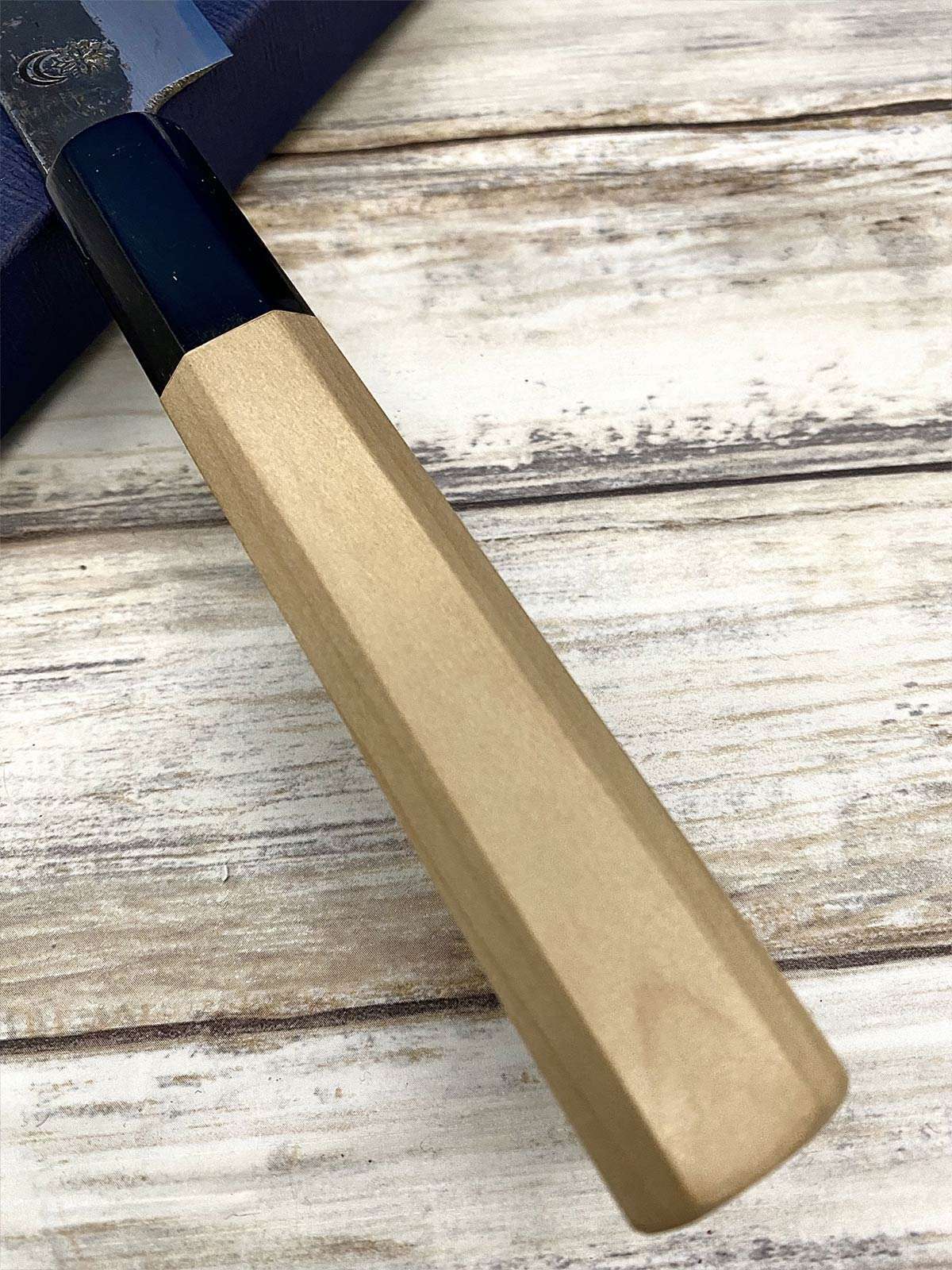 couteau Japonais sakai kikumori petty shirogami2 kikuzuki kuro 15 cm
