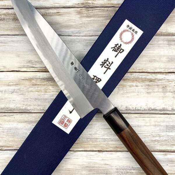 couteau Japonais gyuto yoshikazu tanaka shirogami2 21 cm shinogi ebene