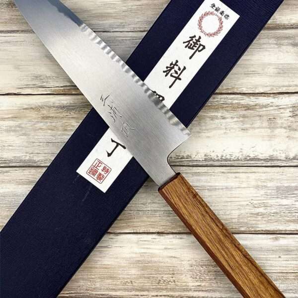 couteau Japonais gyuto yoshikazu tanaka shirogami2 21 cm sou bokashi chene