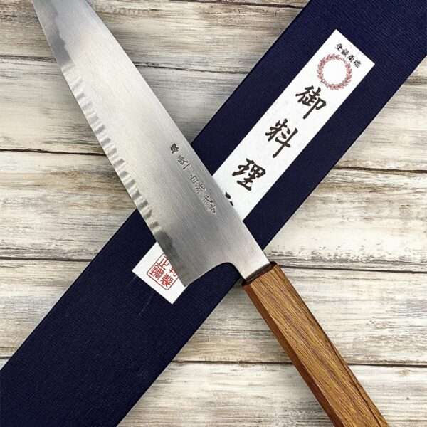 couteau Japonais gyuto yoshikazu tanaka shirogami2 21 cm sou bokashi chene