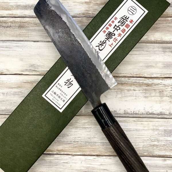 couteau Japonais miwa nakiri bunka aogami1 17 cm