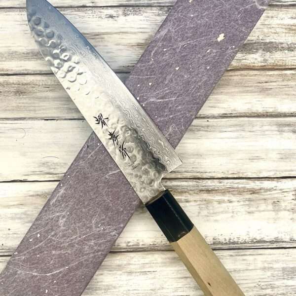 couteau Japonais sakai takayuki gyuto aus10 damas tsuchine 18 cm