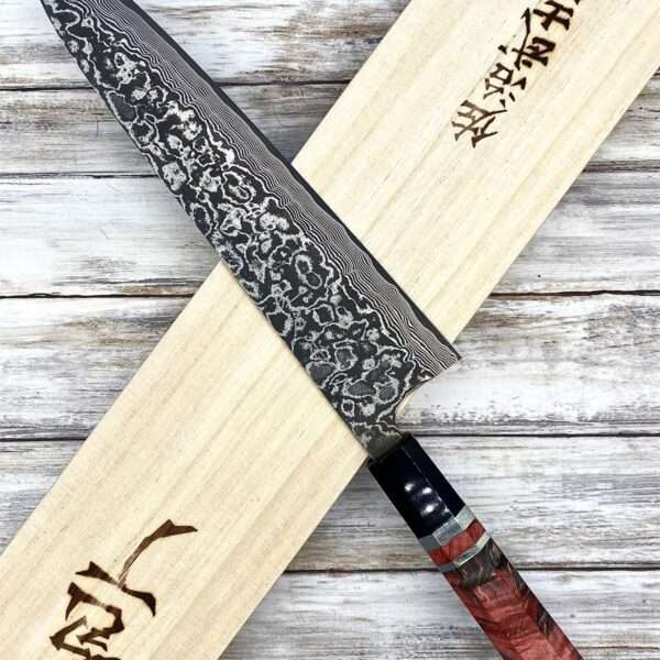 couteau Japonais takeshi saji gyuto 24 cm r2 custom