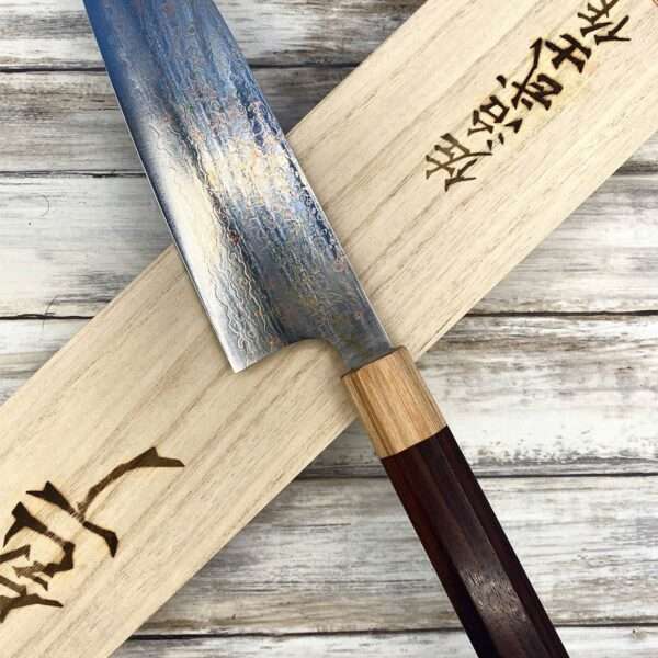 couteau Japonais takeshi saji santoku 165 mm vh10 rainbow