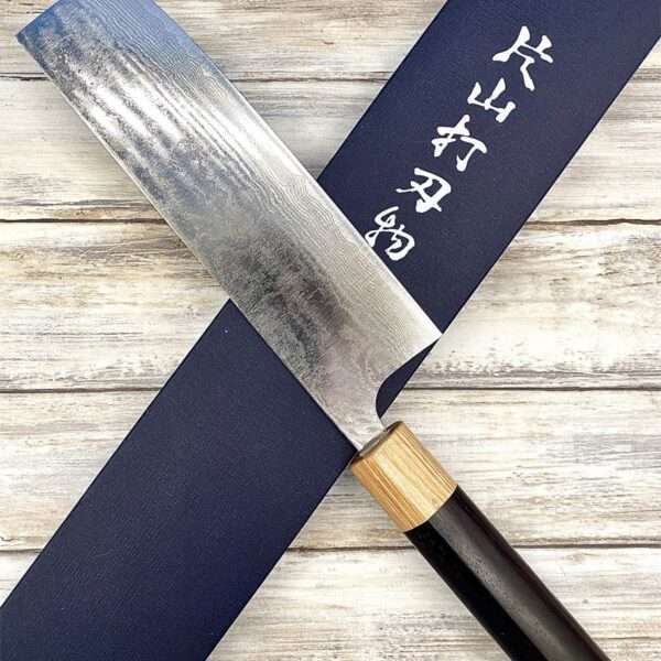 ENOKING Couteau Japonais, Couteau de Chef Professionnel, Japonais de 20cm  Lame en Acier à Haute Teneur en Carbone, Couteaux Cuisine pour les plats :  : Bricolage