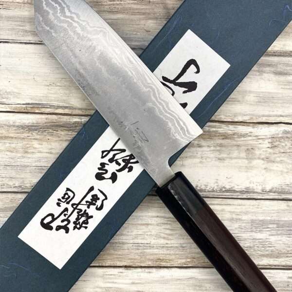 Couteau Japonais Bunka aogami2 damas spc 16,5cm