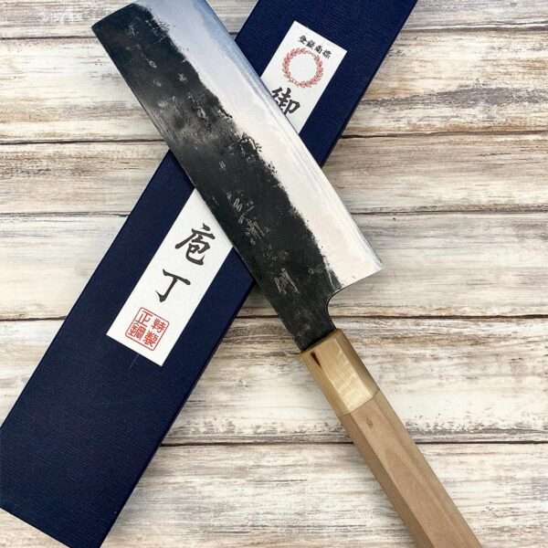 Couteau artisanal Japonais Santoku acier poudre 16,5 cm - Couteau Nippon