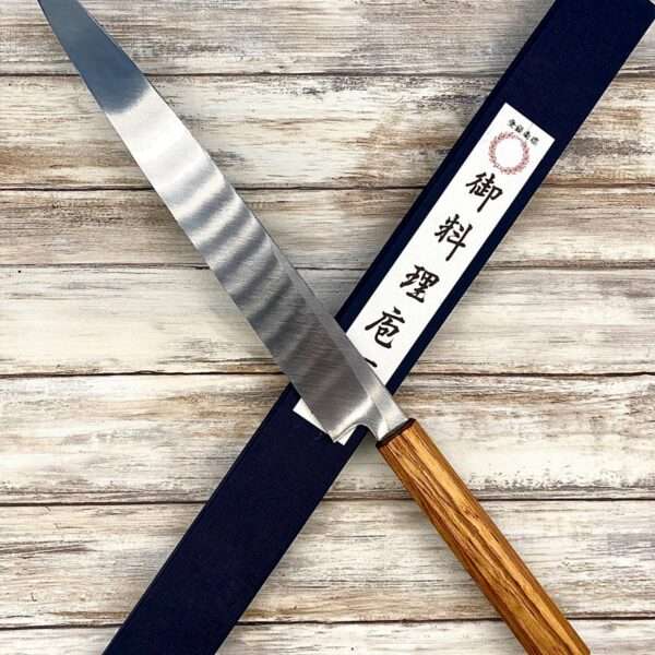 Couteau artisanal Japonais Mentori Shirogami#2 pour droitier