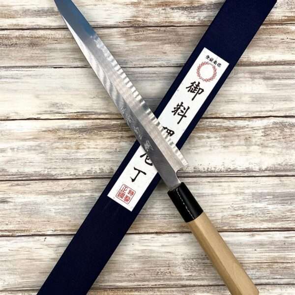 Acheter un Couteau artisanal Japonais Yanagiba Shirogami#2 27 cm en magnolia à Paris meilleur vente de couteaux de cuisine nippon grande marque de qualité