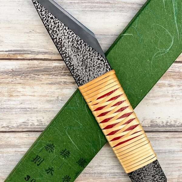 Couteau artisanal Japonais Takeshi Saji - Santoku VG10 16,5 cm - Rainbow -  Couteau Nippon