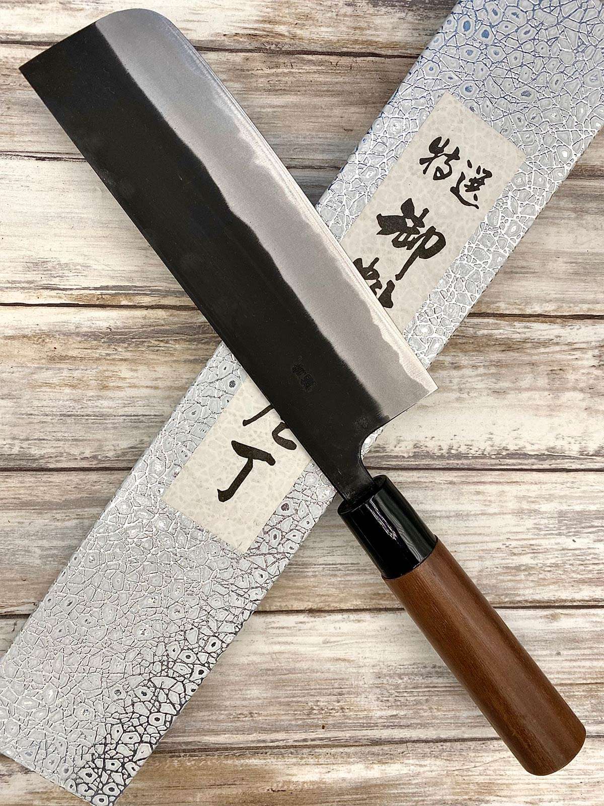 Couteau artisanal Japonais Yamamoto Hamono - Nakiri - Kurouchi