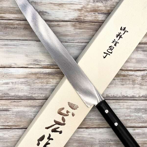 Acheter un Couteau artisanal Japonais Masahiro Yanagiba couteau trancheur sashimi polie à la main large choix de couteaux de cuisine grande marque