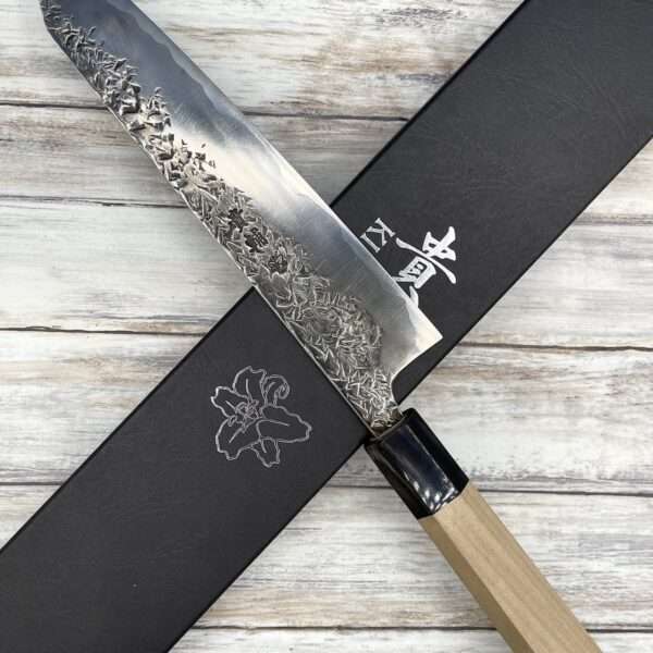 Brut Couteau éplucheur asiatique robuste de 4,5 pouces Fait à la main,  acier au carbone tranchant -  France