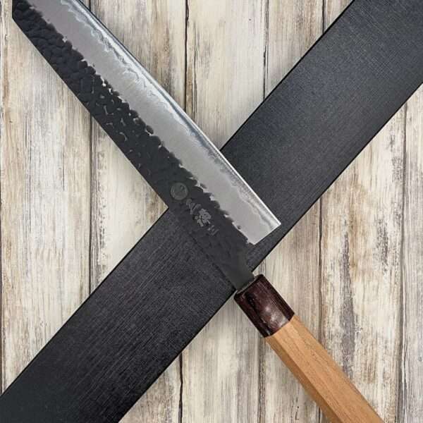 Couteau Japonais kiritsuke aogami super kurouchi droit