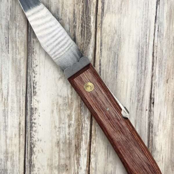 couteau artisanal japonais kiridashi pliant gauche