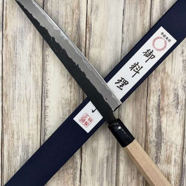 couteau artisanal japonais sujihiki droit