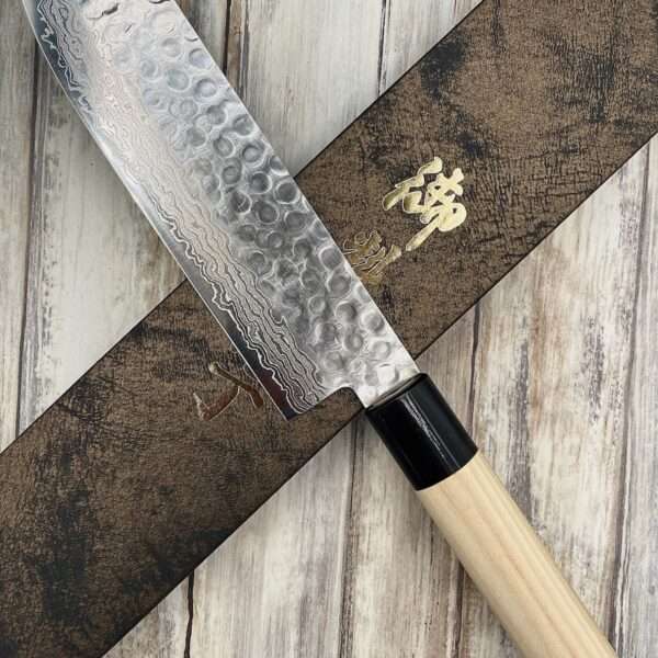Couteau Japonais Nakiri AUS10 gauche