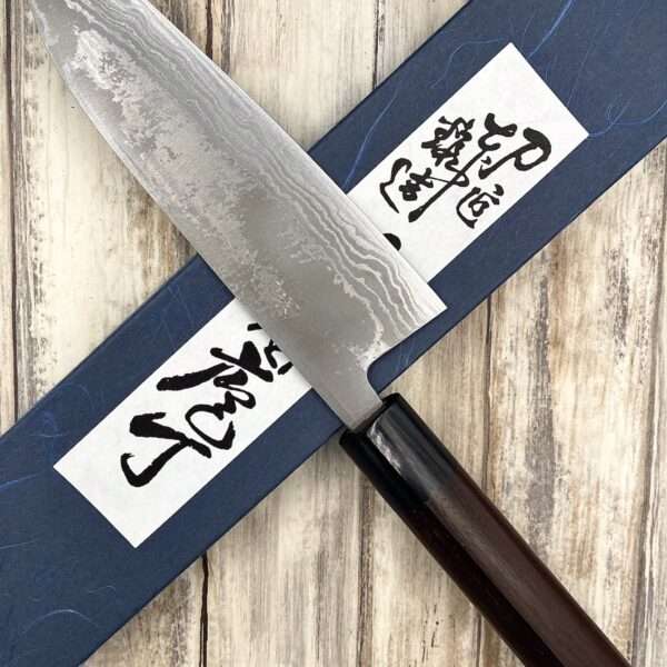Couteau Japonais Santoku damas droit