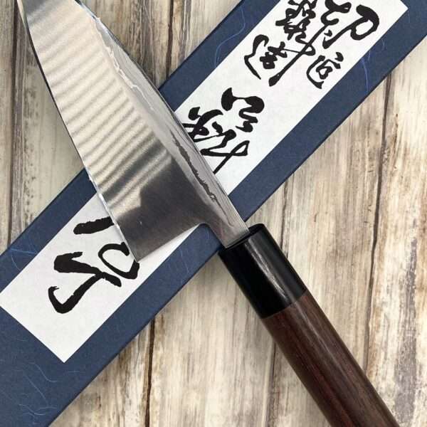 Couteau Japonais ajikiri damas gauche