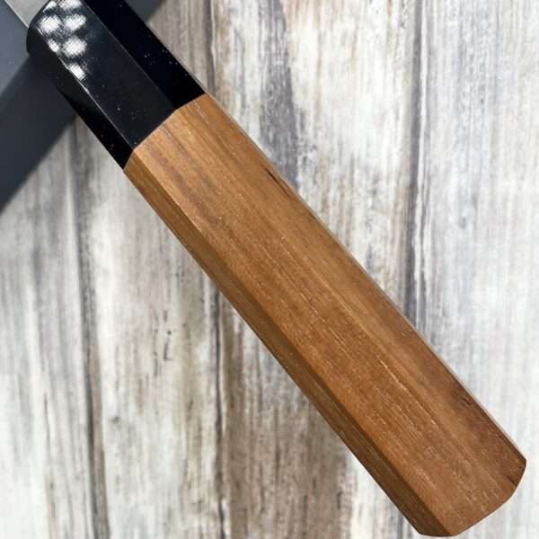 Kiritsuke Aogami Super Migaki Tsuchime 24cm manche